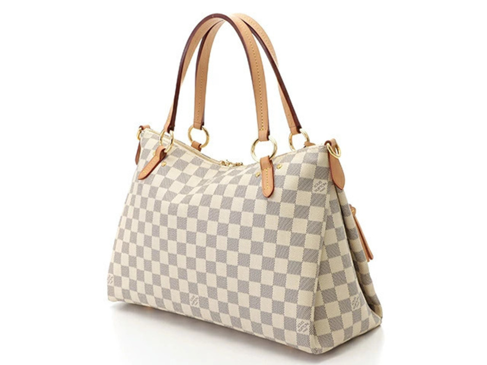 Louis Vuitton Limington bag LO Azur White shoulder Damier White